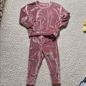 Pink Chicken Velour Set